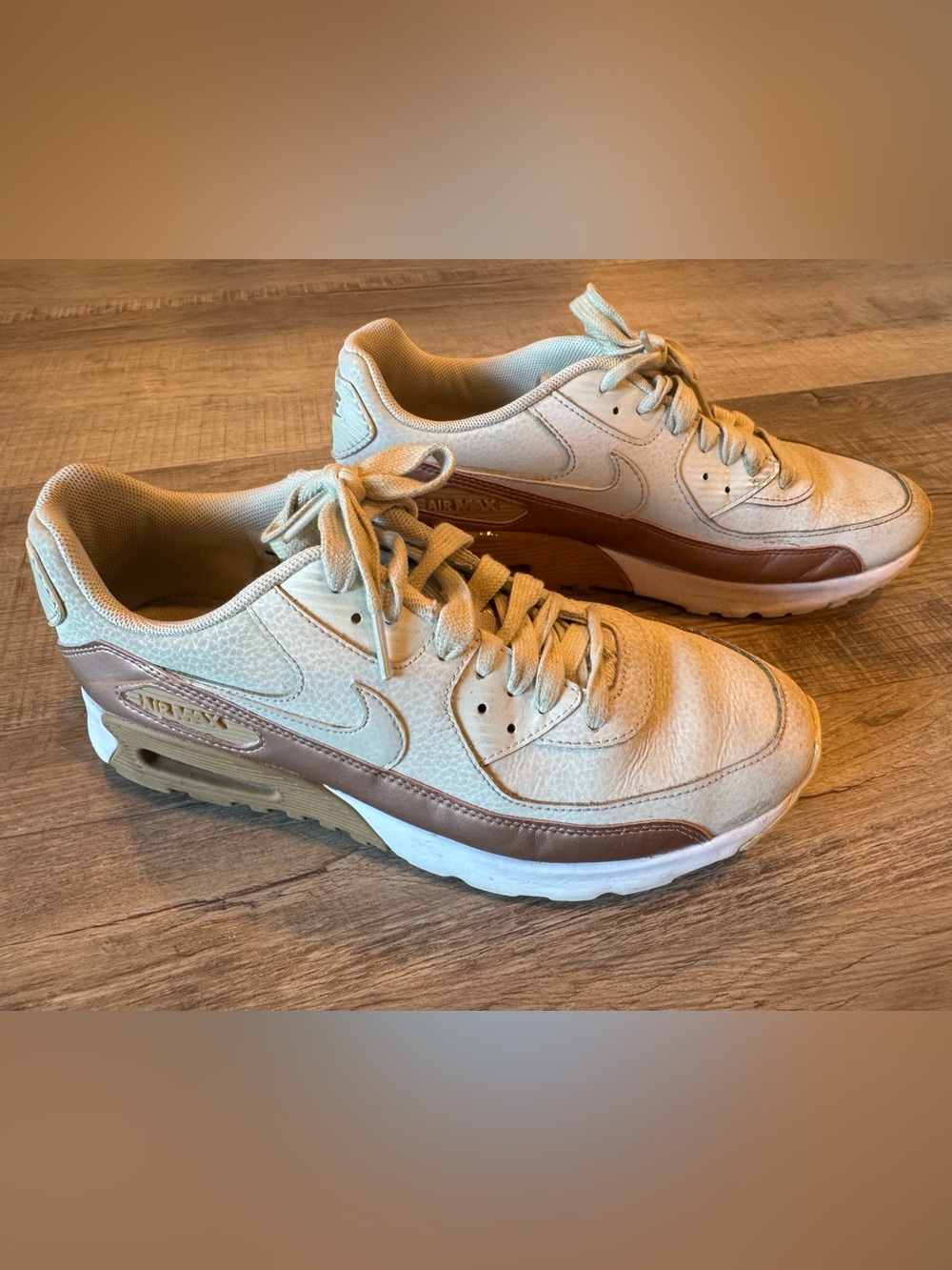 Nike Women’s Air Max Casual Sneakers - Cream/Gray/Rose Gold